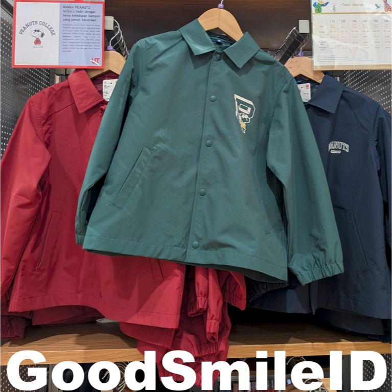 NEW KIDS Jaket PEANUTS Anak Laki Perempuan Outer Remaja UNIQLO JASTIP