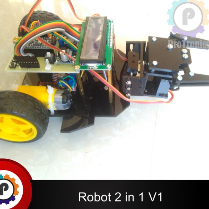Robot 2 in 1 Robot Transporter + Line Follower Micro V1