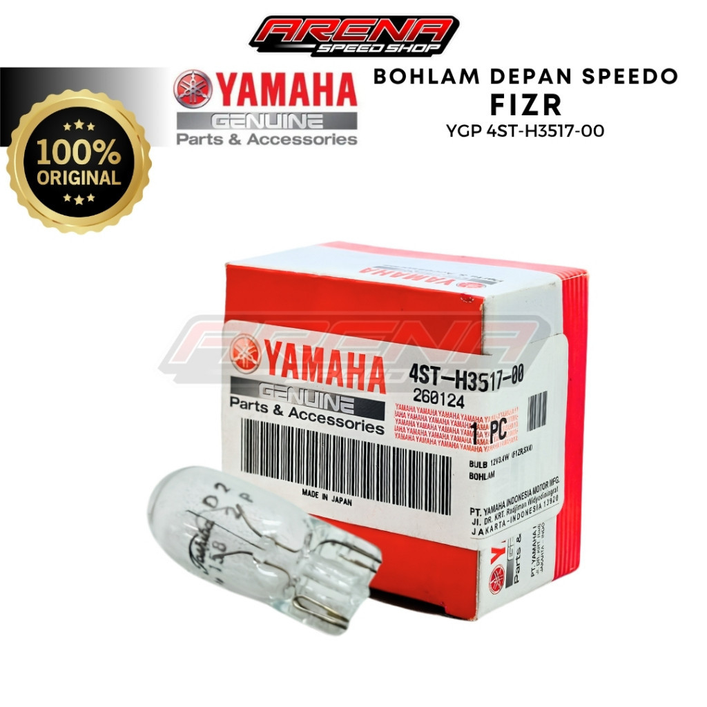 YGP 4ST-H3517-00 Lampu Bohlam Speedometer / Netral FIZR Original Yamaha
