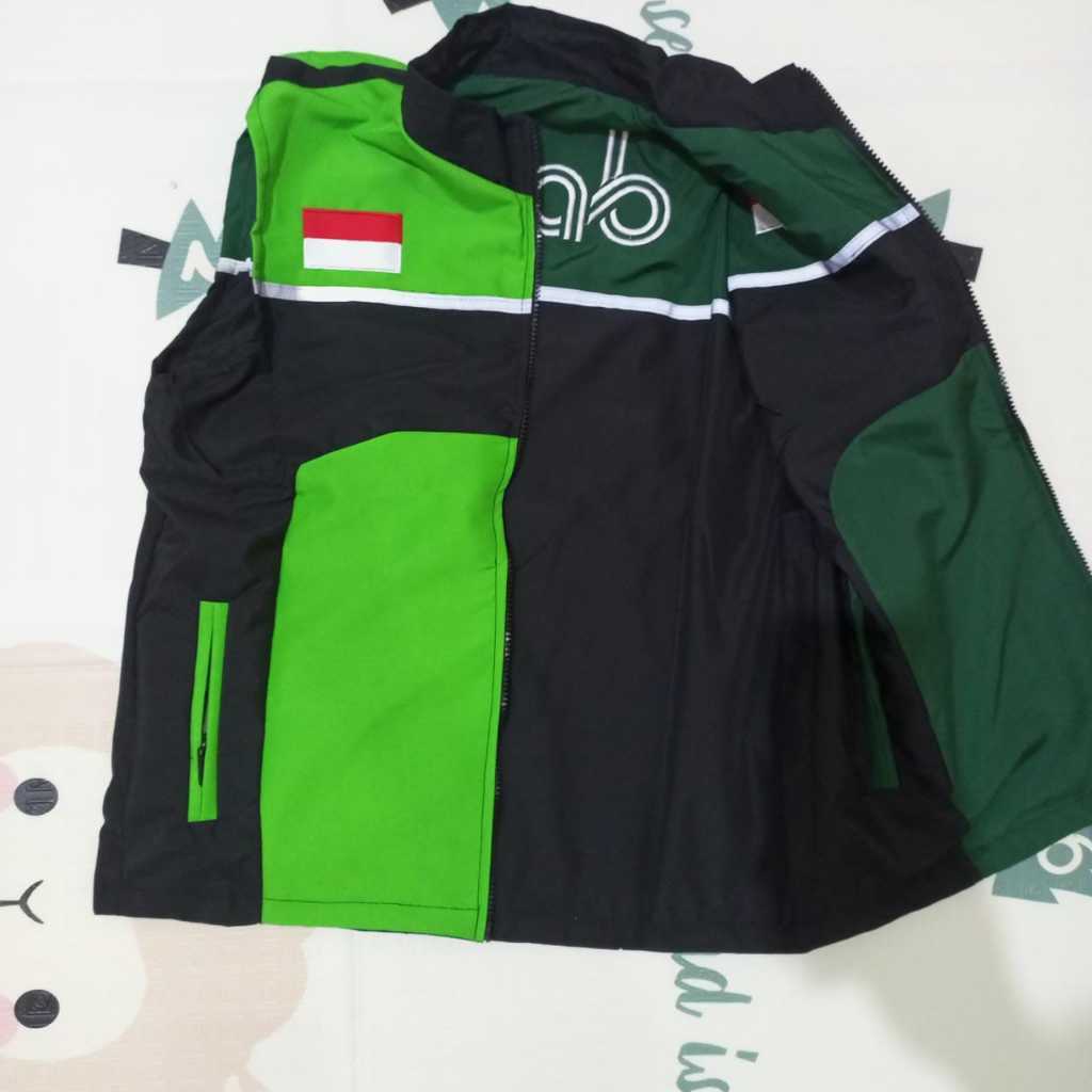 ROMPI BOLAK BALIK GOJEK GRAB HIJAU TUA KEREN MURAH