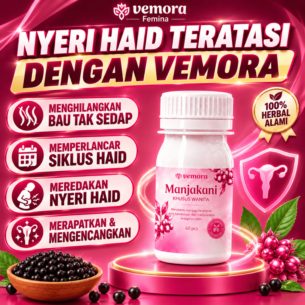 ATASI NYERI HAID Manjakani care - Pil Manjakani Program Empot Ayam 1 Minggu / Gurah Miss V HERBAL