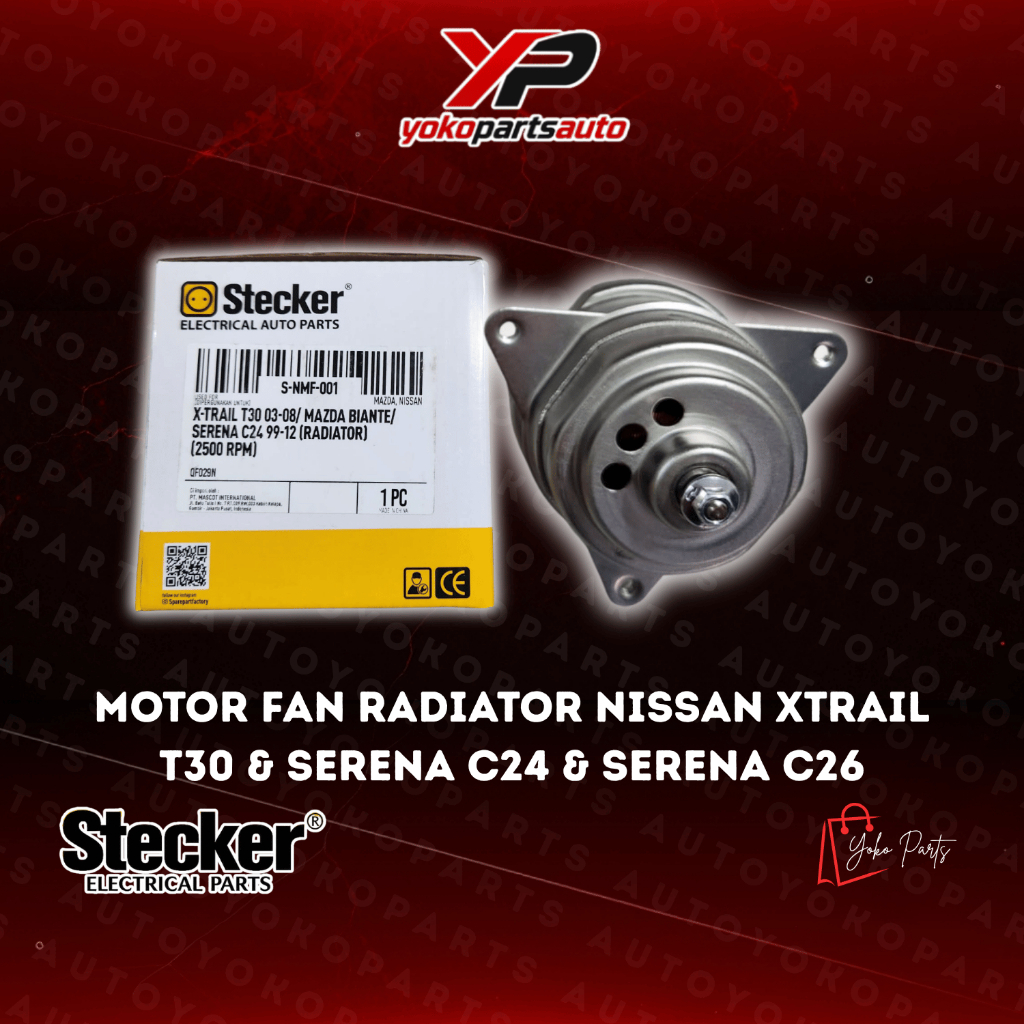 Motor Fan Radiator Nissan Xtrail T30 & Serena C24 & Serena C26 Stecker