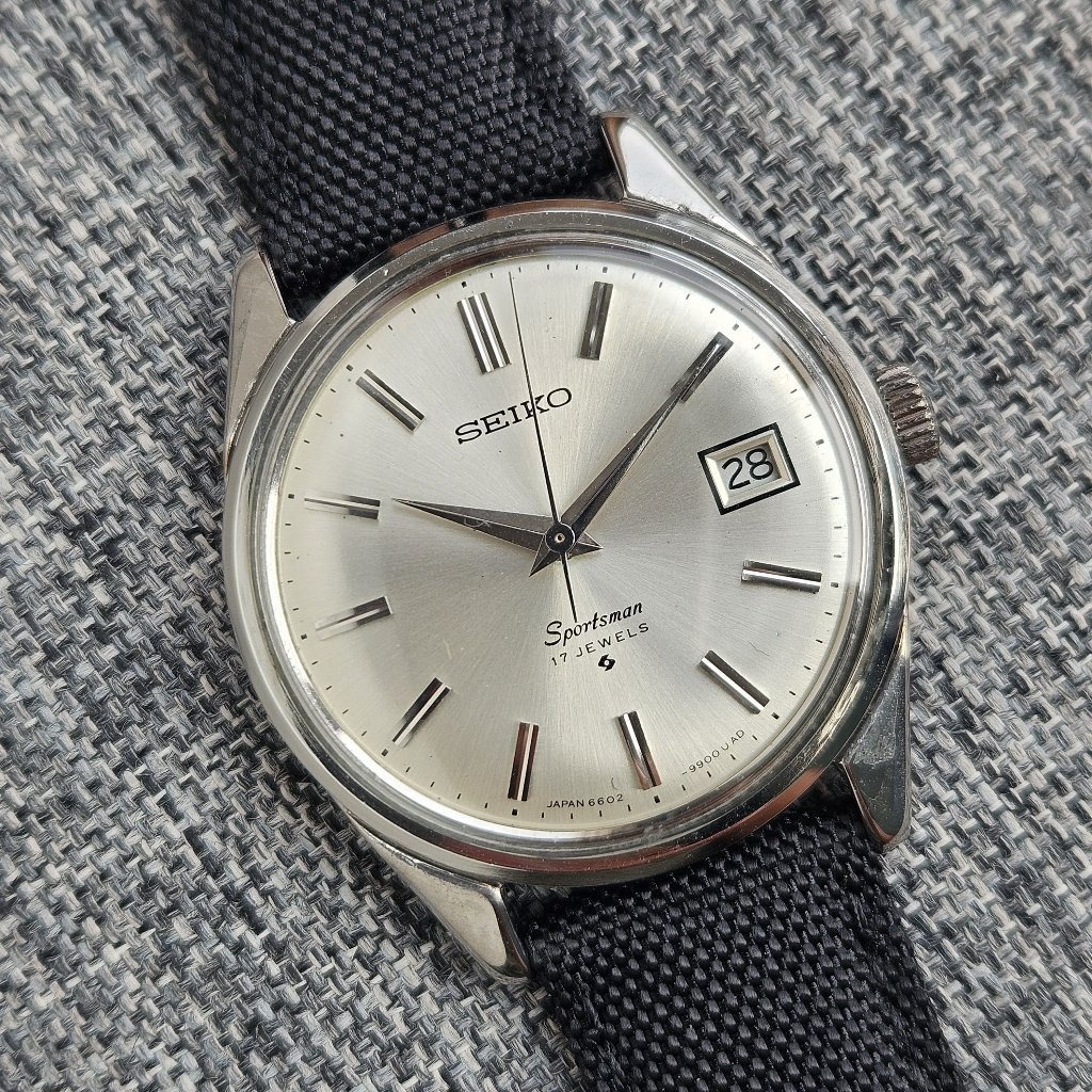 SEIKO Sportsman 6602-9982 Vintage Manual Wind Watch – Classic Dress Watch