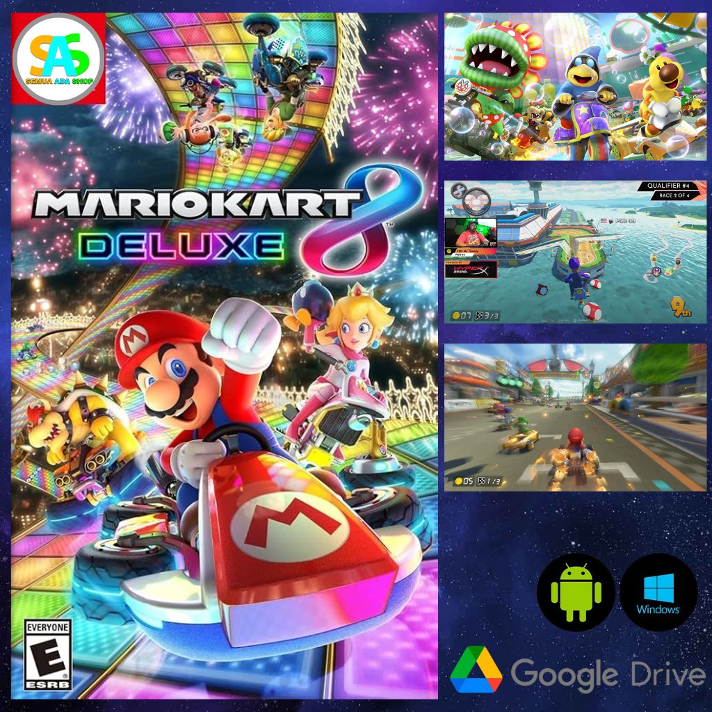 MarioKard 8 Deluxe Edition NSP Mainkan Di Android Dan PC