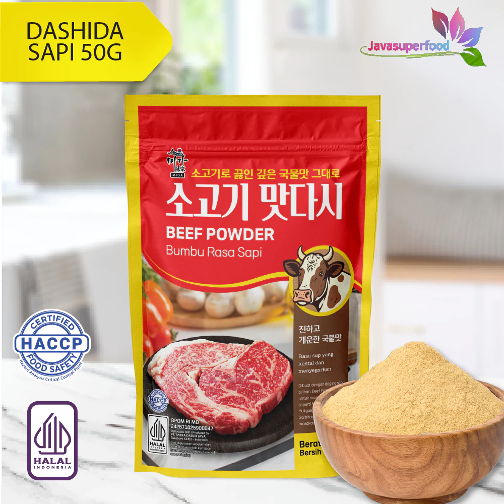 [HALAL] DASHIDA RASA SAPI 50G / SOGOGI DASHIDA SOUP STOCK / BUBUK SAPI / BUMBU SAPI / KALDU SAPI