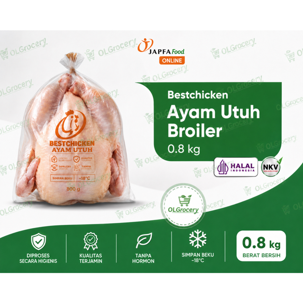 Ayam Utuh Bestchicken Japfa Food 800gr