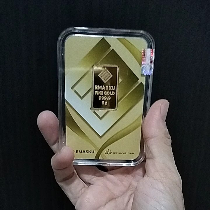 Emasku 0,1 Gram Logam Mulia Hartadinata 99.99%