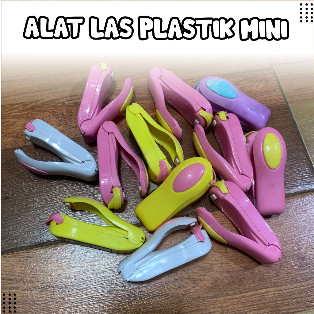 CUCI GUDANG Alat Las Plastik Mini Sealer Perekat Hand Sealer Tangan Genggam Pemanas Kecil + Magnet C