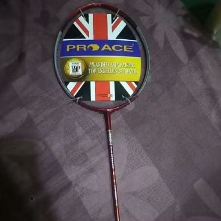 Raket bulutangkis Pro Ace Ti Titanium 9 + grip