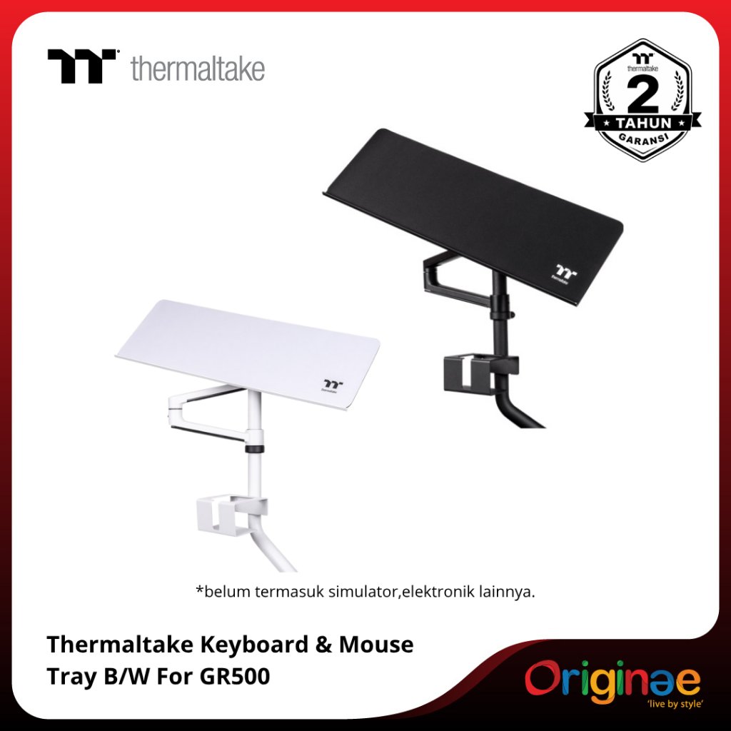 Thermaltake Keyboard & Mouse Tray For GR500 Varian Warna // NOT PlaySeat Next Level Racing TrakRacer
