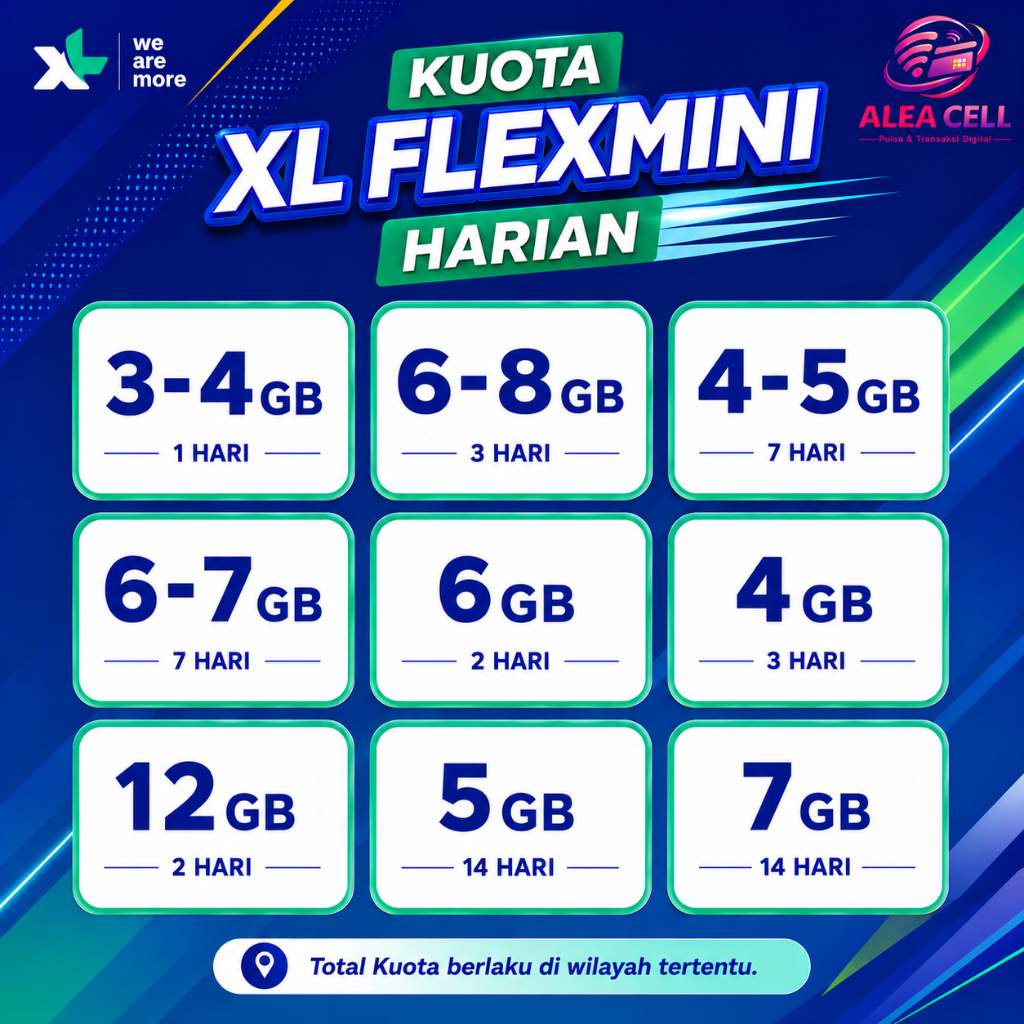 Kuota XL Harian Paket Internet Langsung Aktif Full 24 Jam dari XL SMART