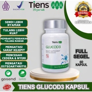 {TERLARIS} Glucosamine gluco D3 PELUMAS SENDI Tiens, lutut sakit, naik tangga sakit, berdiri lama sa