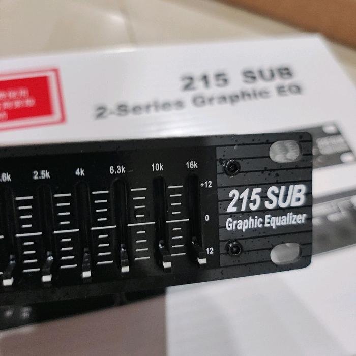 Equaliser DBX 215Sub & Equaliser DBX 215 EQ Garde A Equaliser TER MURAH ( BISA COD )