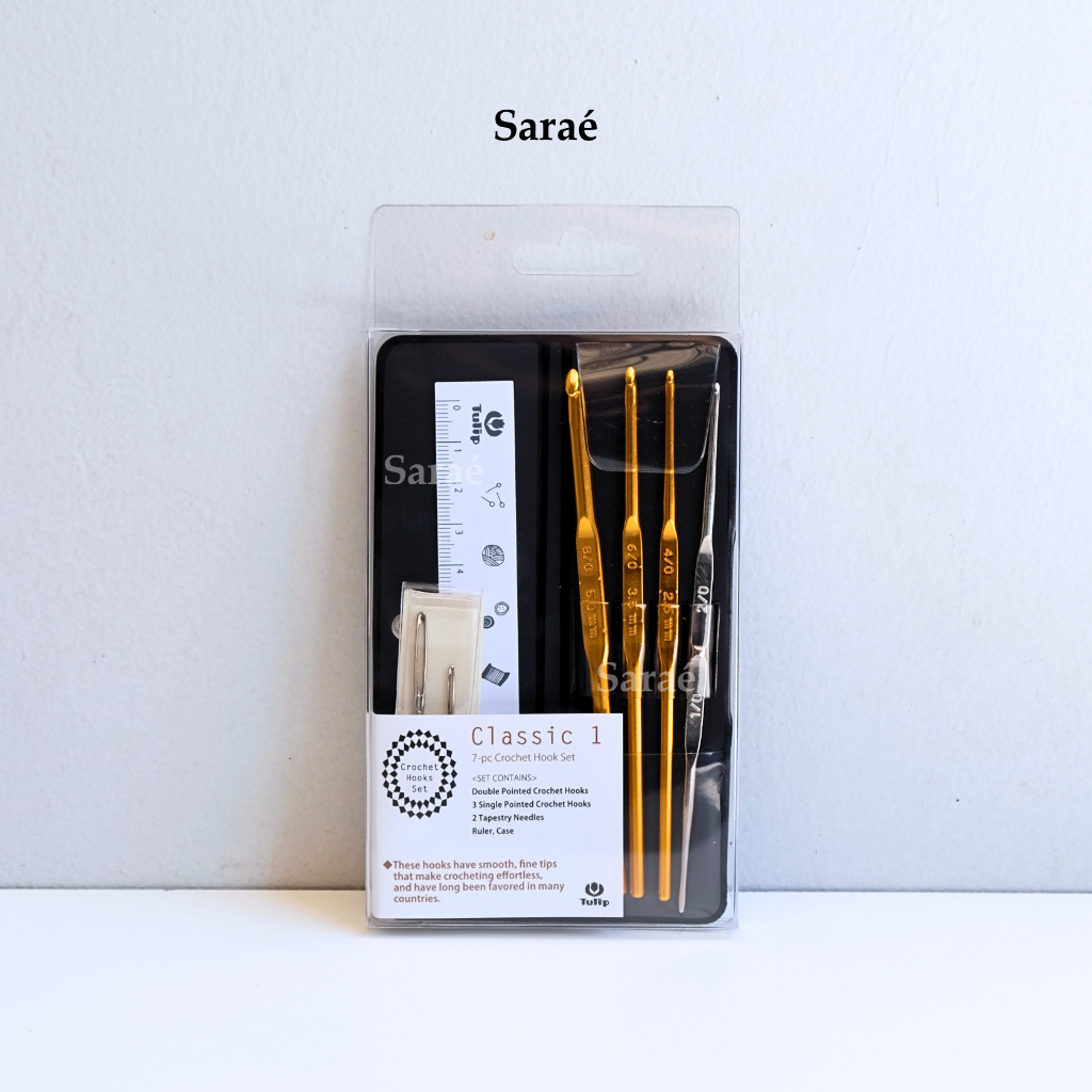Tulip Classic 1 Crochet Hooks Set / Hakpen - Jarum Rajut Tulip