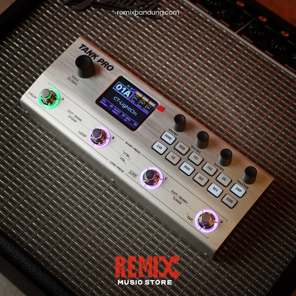M-Vave Tank Pro - Mvave Tank Pro - M vave Tank G PRO Multi Effect Processor Silver
