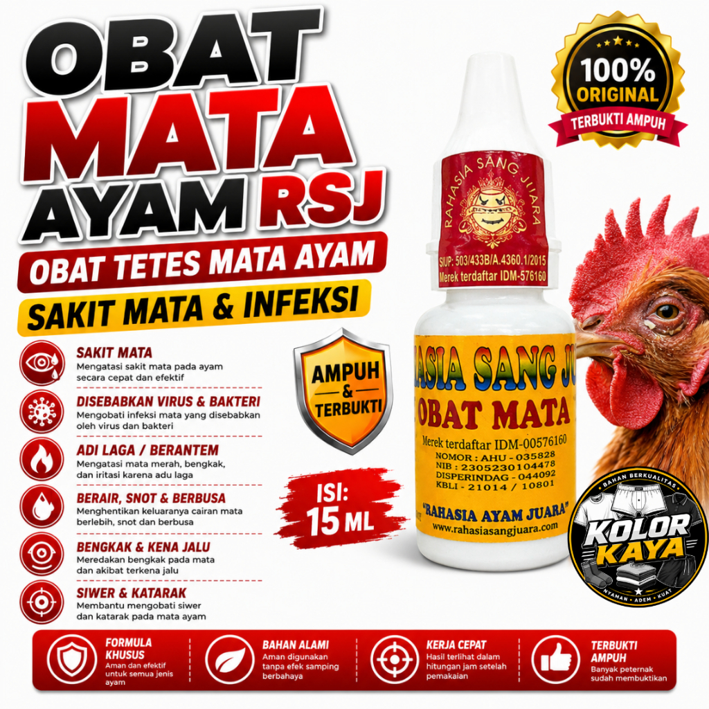SEDIA OBAT MATA AYAM RSJ OBAT TETES MATA AYAM SAKIT SNOT BERAIR BERBUSA BENGKAK KENA JALU SIWER KATA