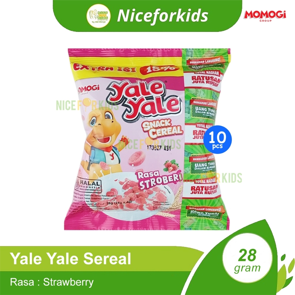 Yale Yale Snack Sereal Renceng Isi 10 / Snack Cereal Aneka Rasa
