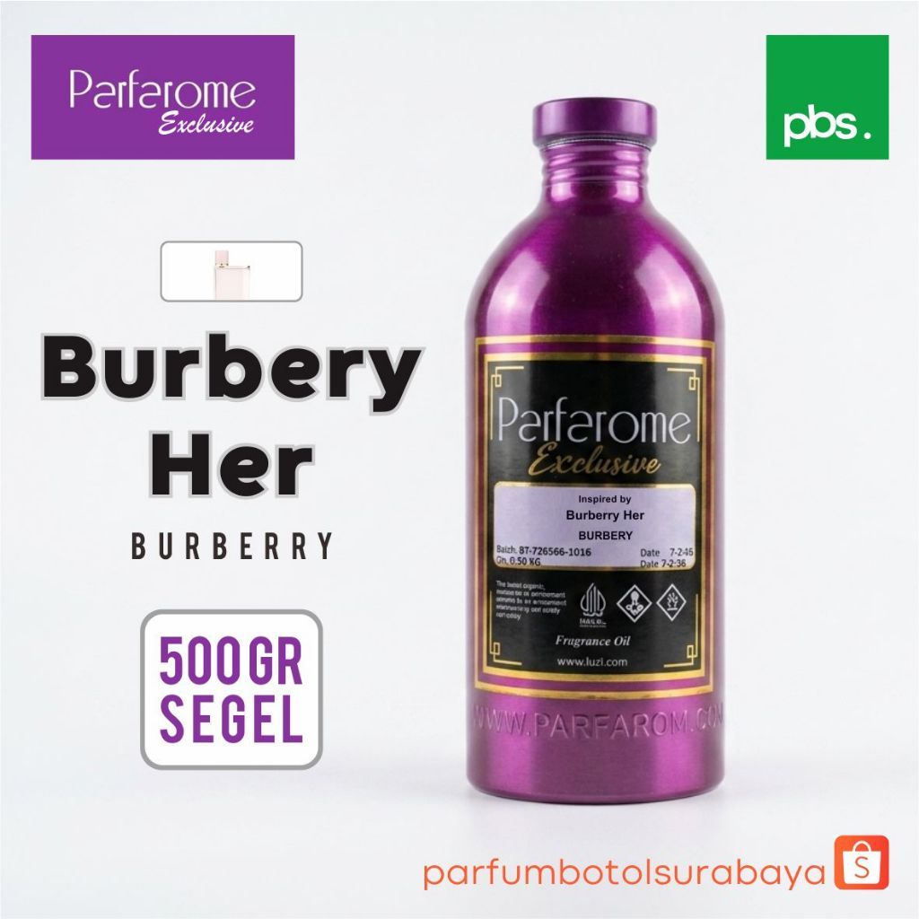 Burberry Her by Parfarome Exclusive - Kaleng 500gr Segel