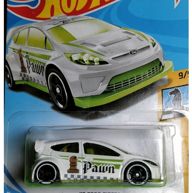 HOT WHEELS Ford Fiesta 1:64 Diecast Checkmate Original Langka Putih
