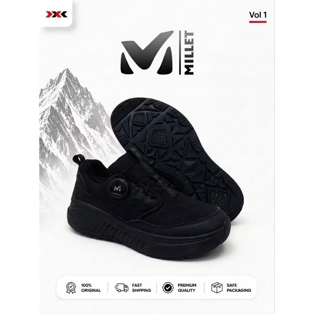 Sepatu Outdoor Millet Dial Padded BOA System Hiking