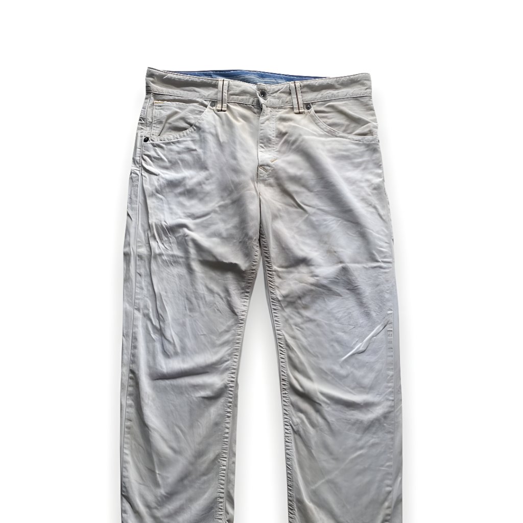 Celana Panjang Edwin 463-XVS Japan Exclusive Vintage White Straight Fit Longpants Jeans
