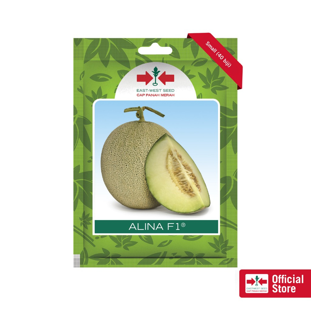 Bibit Benih Melon ALINA F1 Small Pouch 40 Butir  - (Cap Panah Merah)