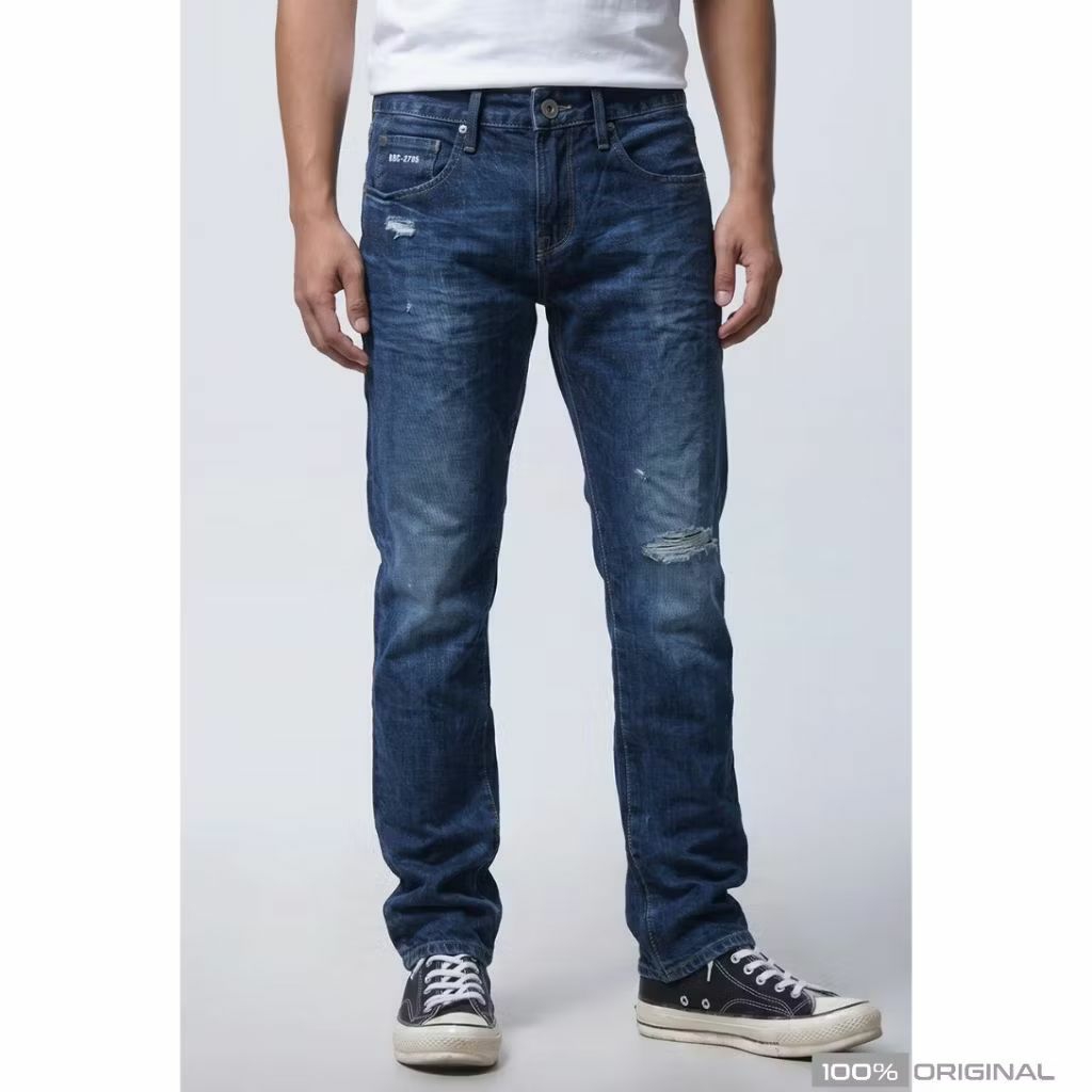 [ BOMBBOOGIE ] slim fit celana jeans original celana jeans pria
