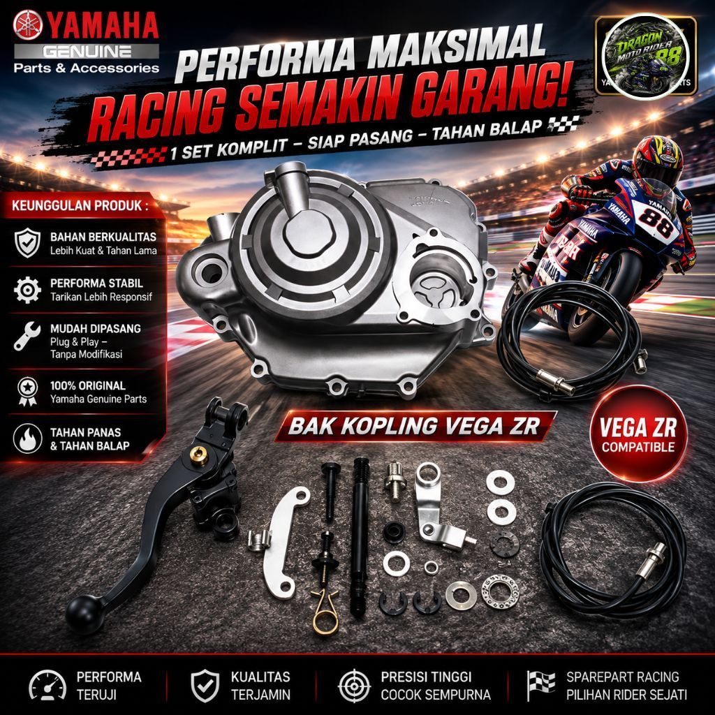 Bak Kopling Yamaha Vega ZR / Rumah Kopling Vega ZR