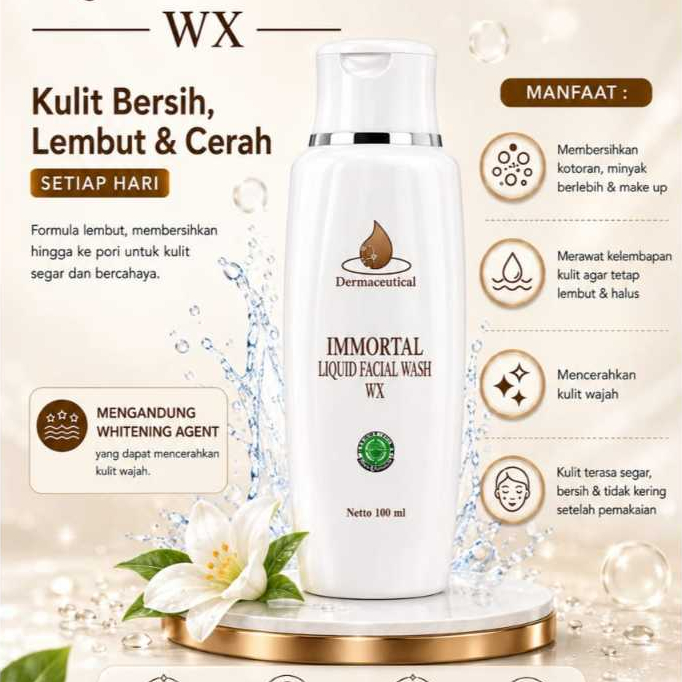 IMMORTAL LIQUID FACIAL WASH WX