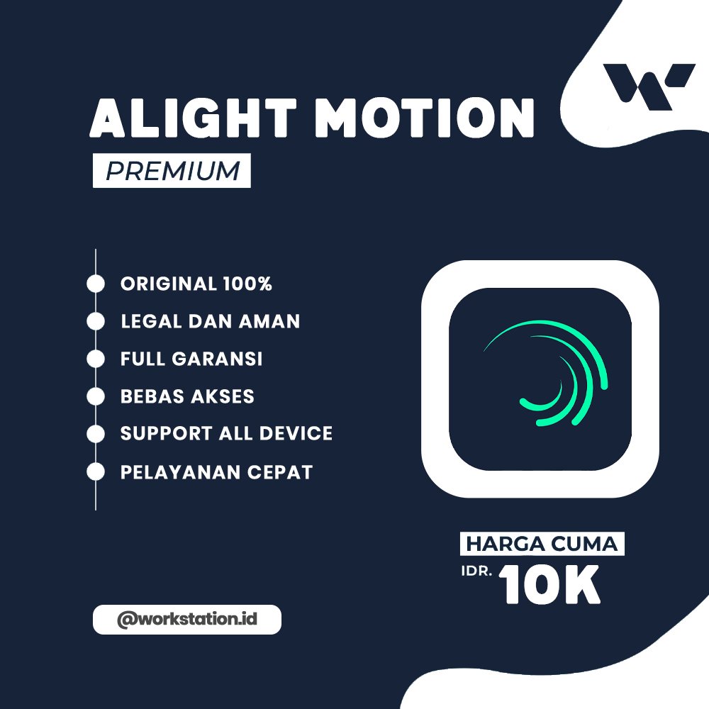 Alight Motion Pro Premium 1 Tahun - Visual Effects & Motion