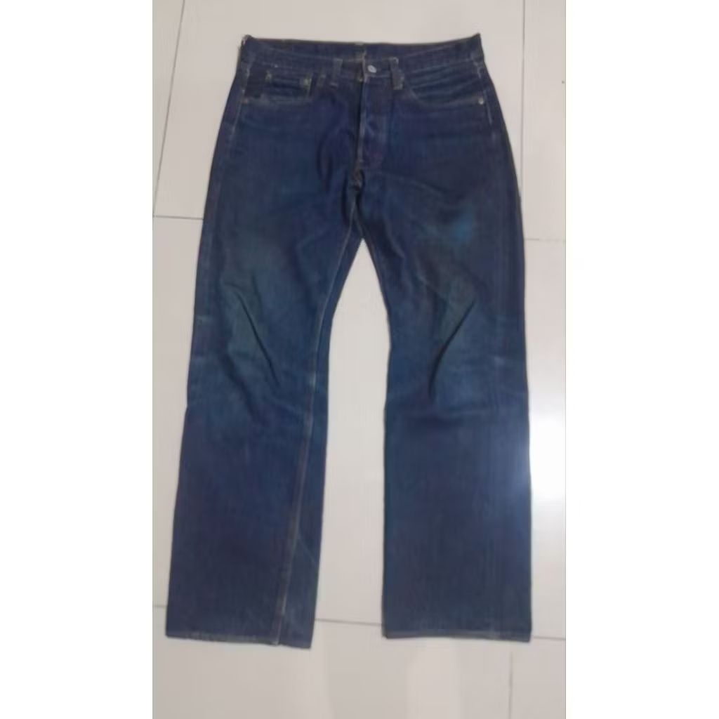 Celana Panjang Denime Selvedge Denim Denime Jeans Second