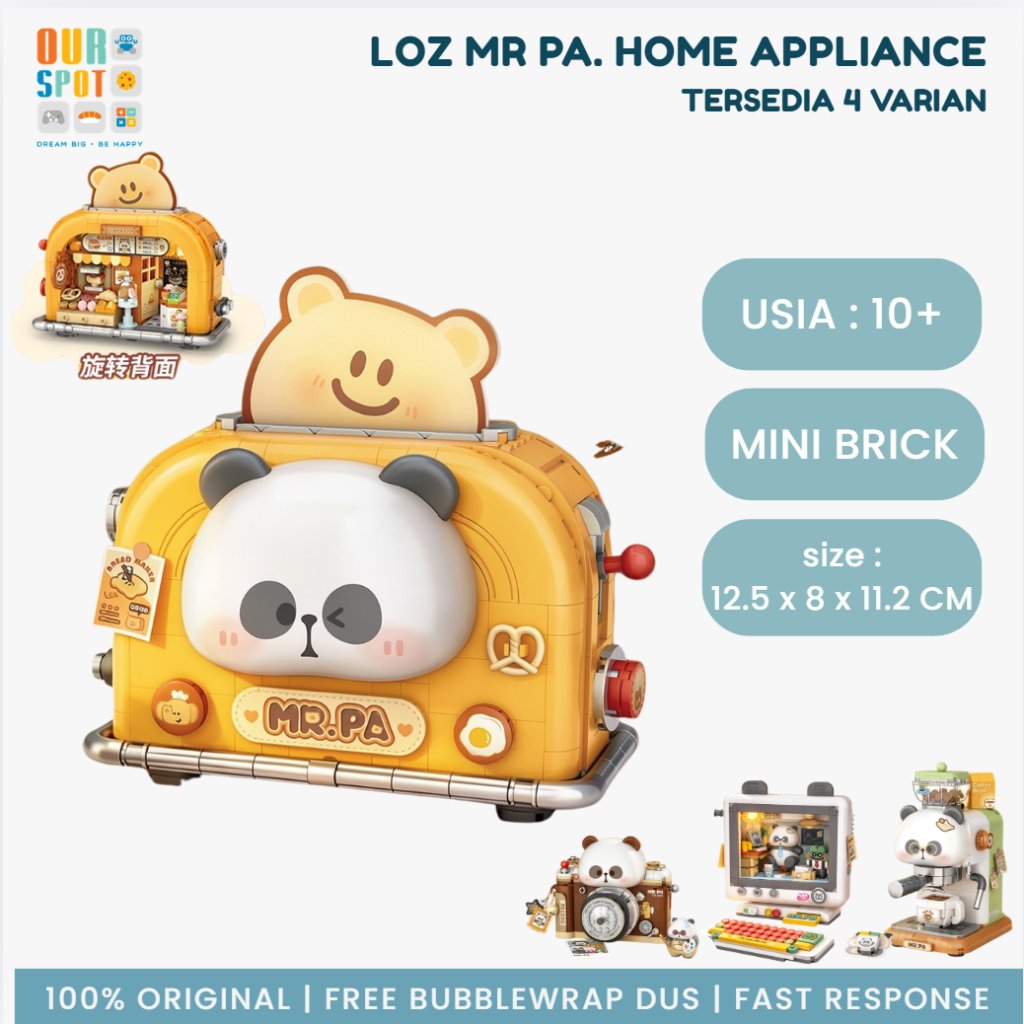 LOZ mini brick MR pa (model baru 2026) - loz diy mini brick