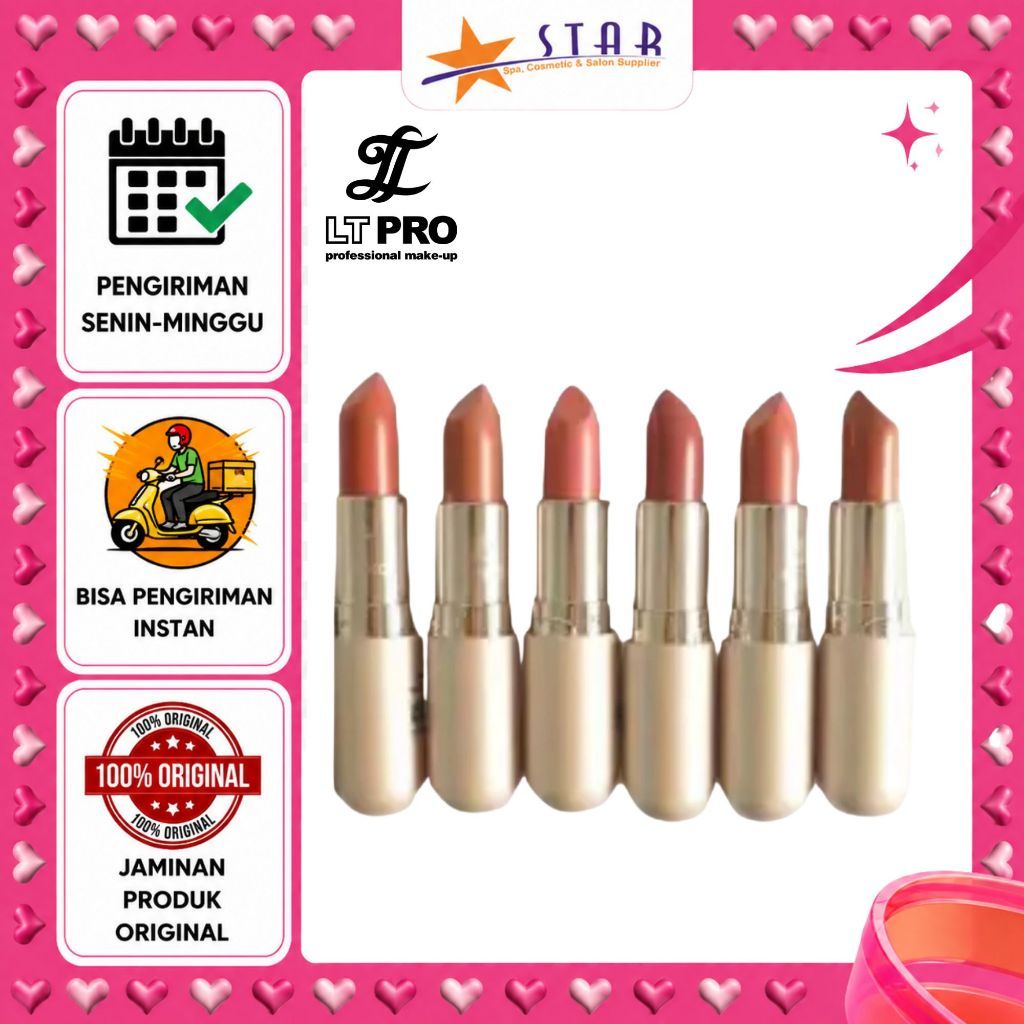 * STAR * LT Pro Lipstick Nude Series / Lipstik