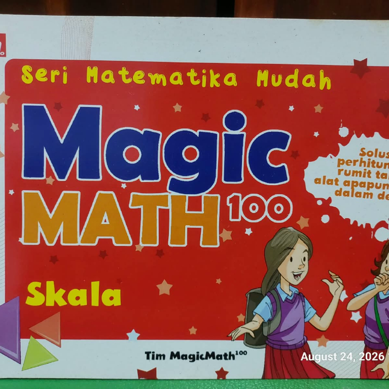Buku Seri Matematika Mudah Magic Math 100 Skala Tim MagicMath100
