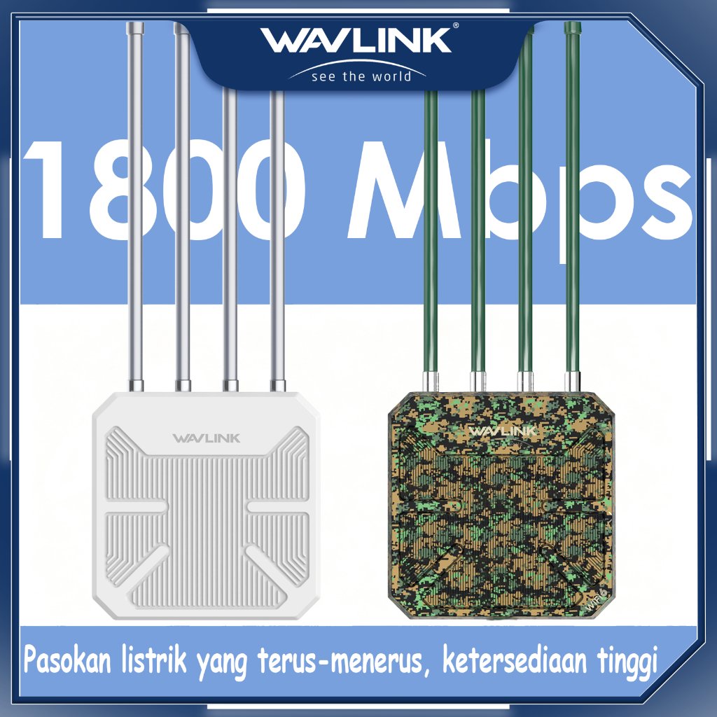 WAVLINK AX1800 Repeater Outdoor WiFi 6 Dual Band IP67 PoE Mesh