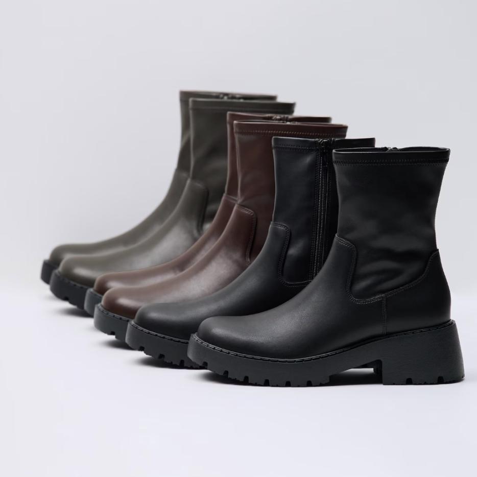 Women Ultra Stretch Volume Sole Boots UL GU