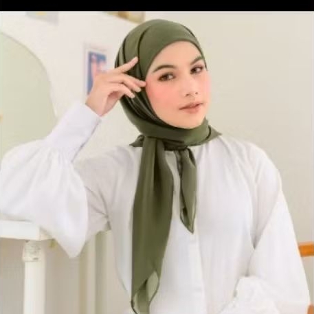 Hijab Segitiga Instan 2 Layer Ceruty Inner Polycotton