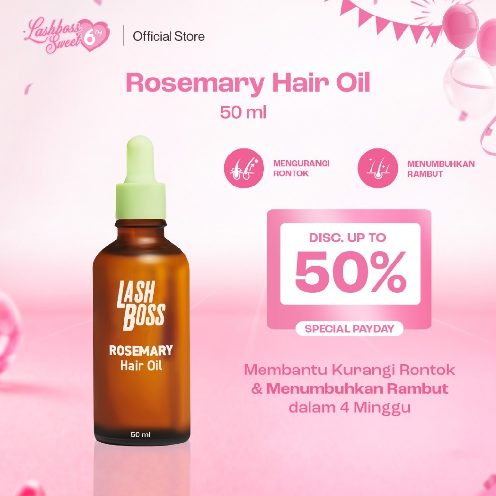 Minyak Rambut Rosemary untuk Perawatan Rambut Rontok dan Pertumbuhan Rambut