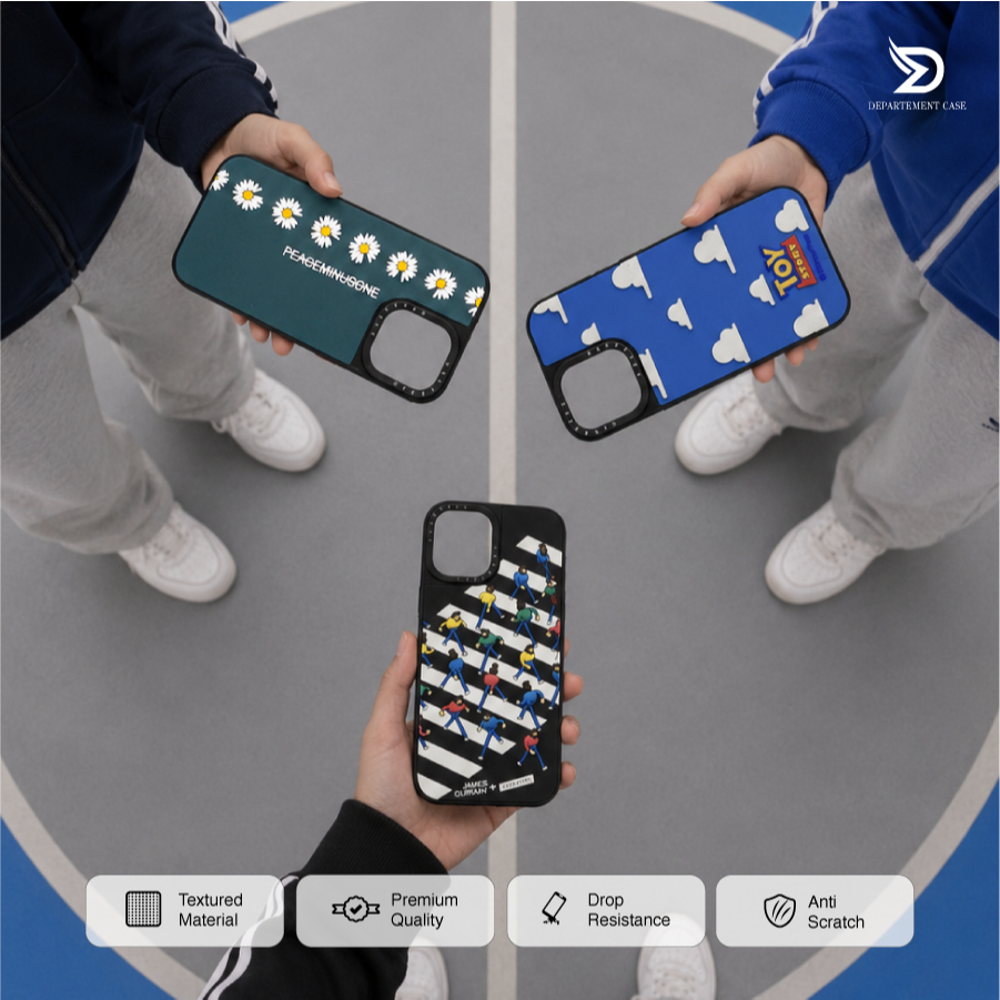 Dept Case Iphone XR/11/12/13/14/15/16/17 Pro Max Plus Mini Motif Gambar 3D toy story bunga Stylish S