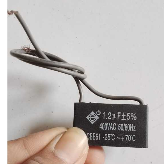 1pcs KAPASITOR KIPAS ANGIN 400v/1,2uf 400v/1,5uf  450v/1,2uf original