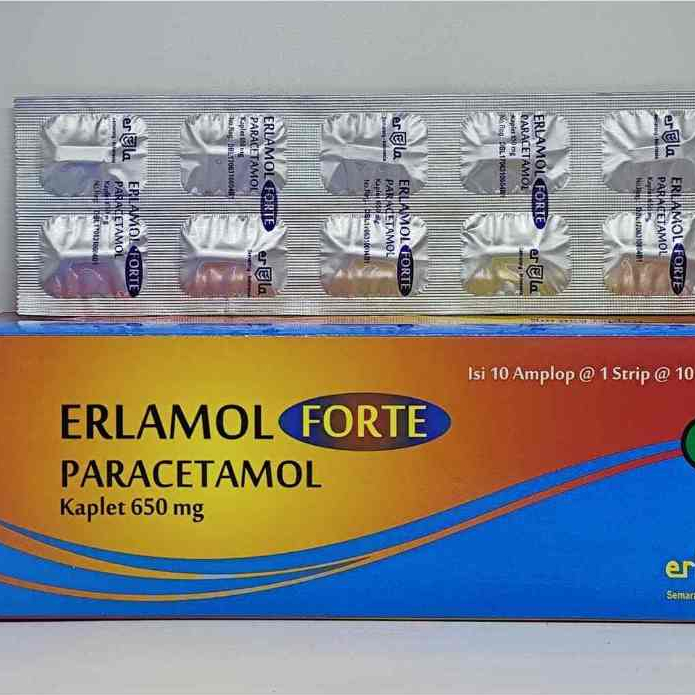 ERLAMOL FORTE 650 MG TAB  - STRIP