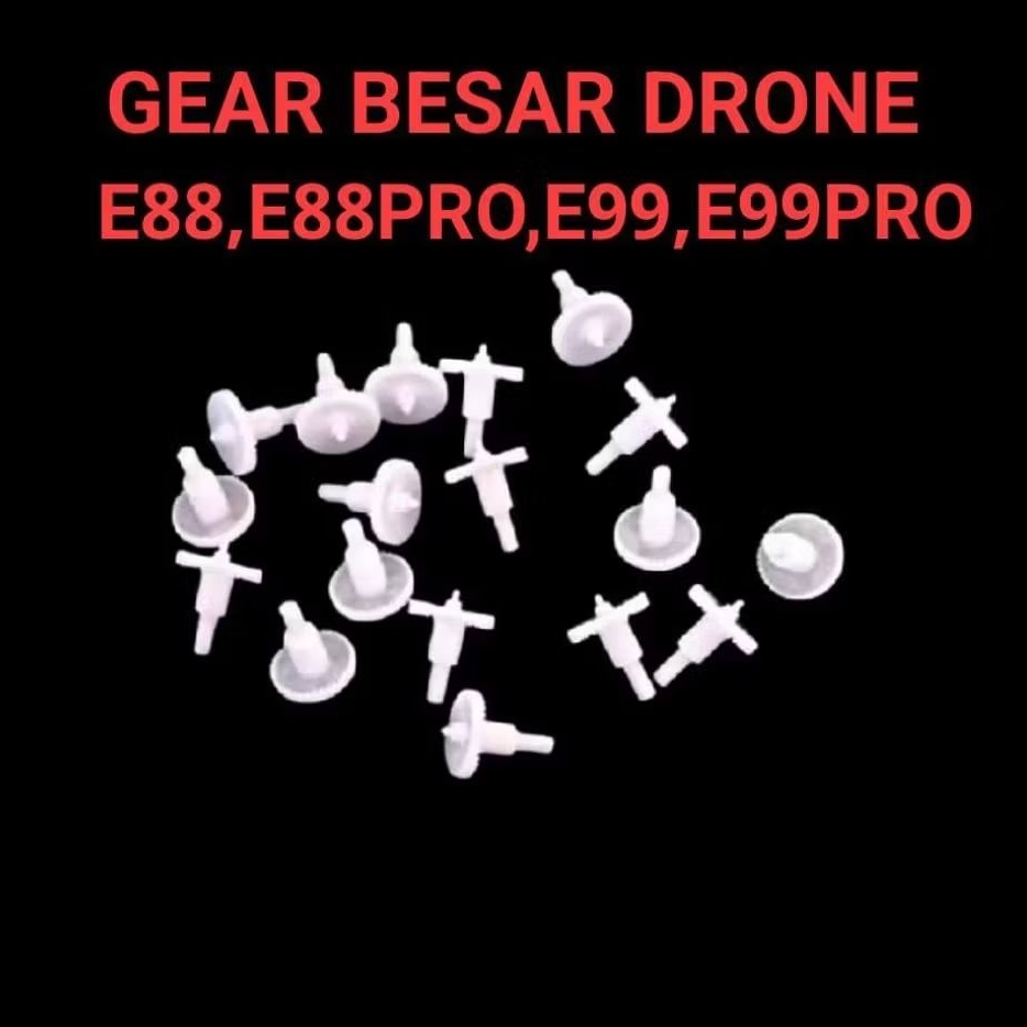 Gear Besar Drone E88 E88PRO E99 E99PRO Aksesoris Pengganti Warna Putih