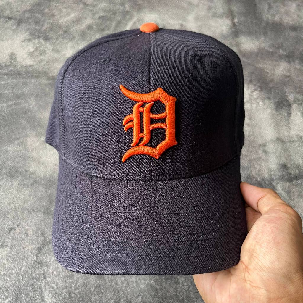Topi MLB Detroit Tigers D Navy Cap Major League Baseball Original