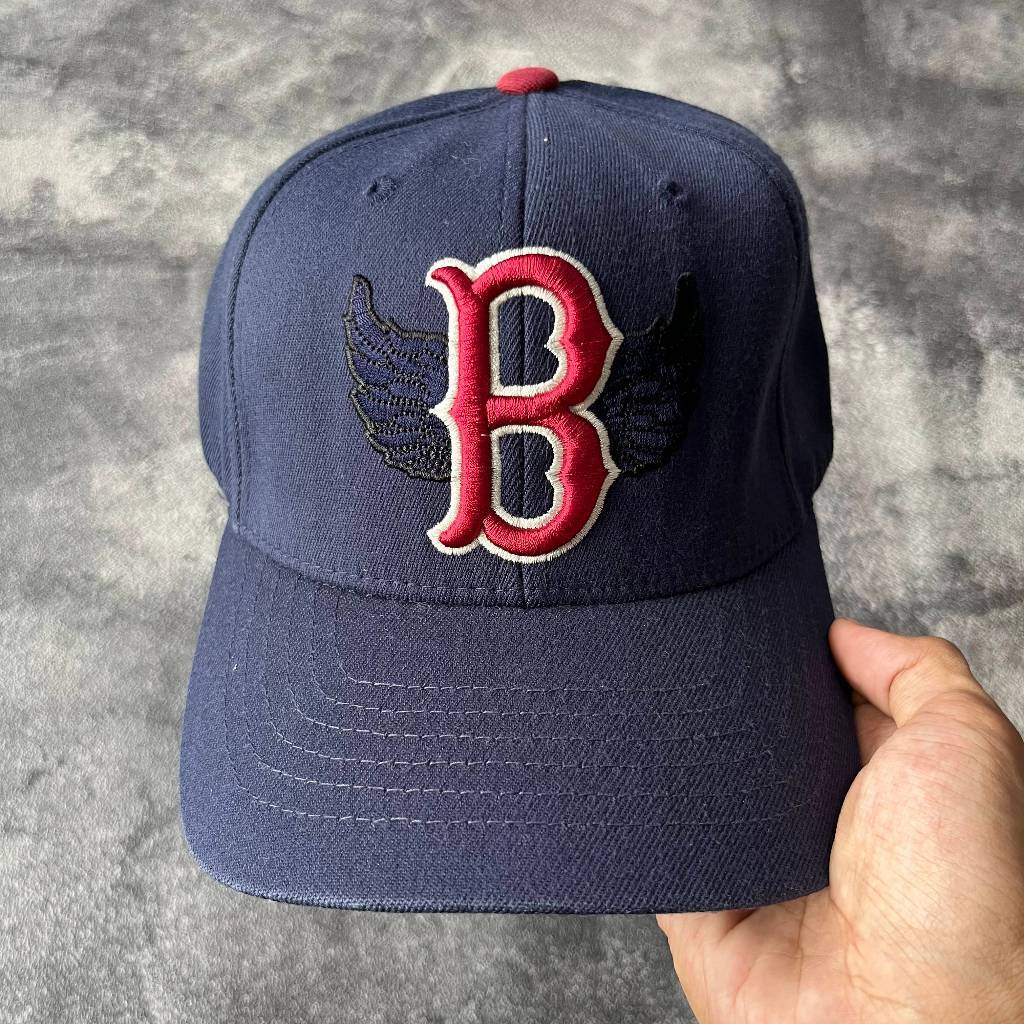 Topi MLB  Boston Red Sox B Navy Cap Major League Baseball Original