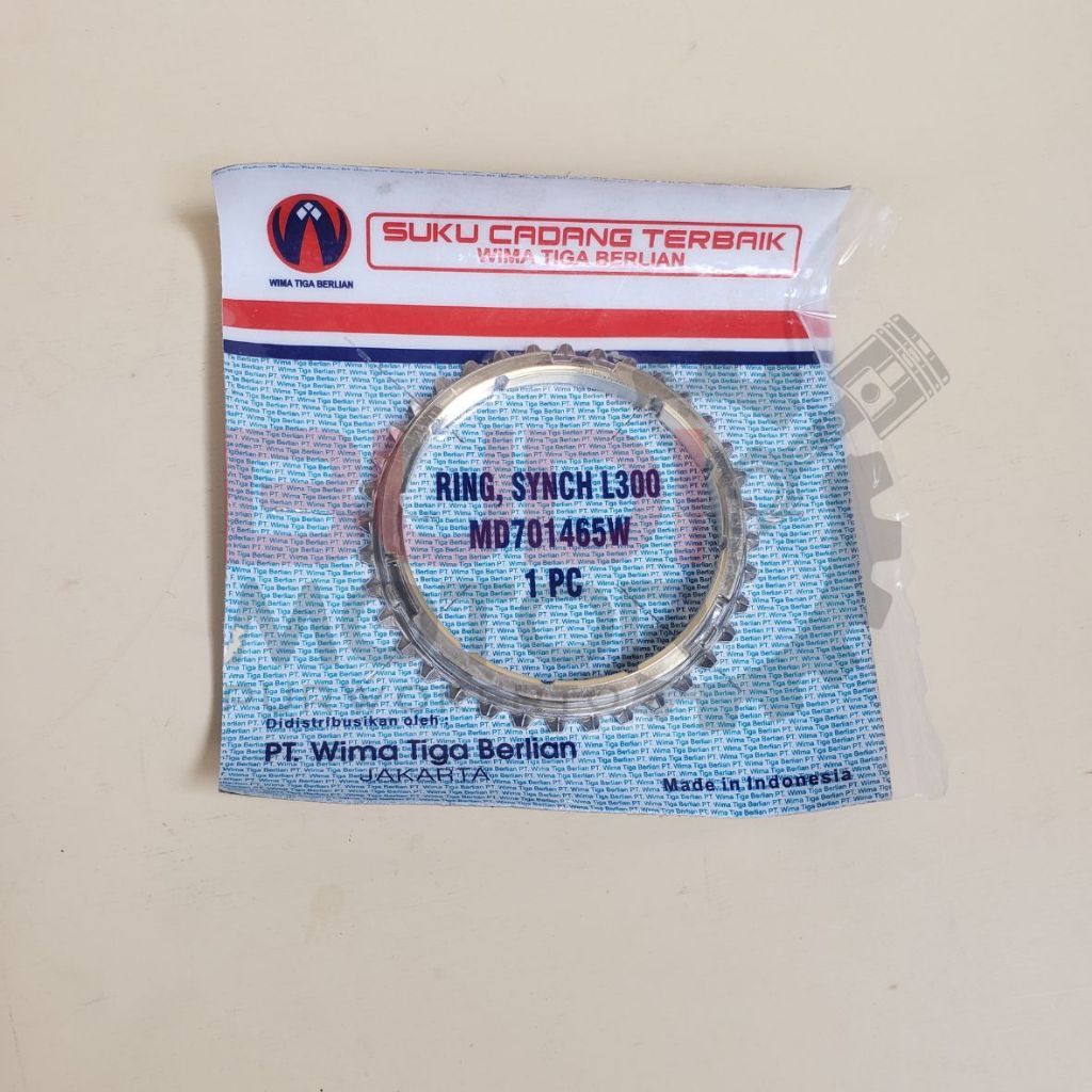 SINKROMIS KECIL MITSUBISHI L300D ASLI WTB MD701465W RING SYNCRONICHRONIZER GIGI KUNINGAN KECIL SINKR