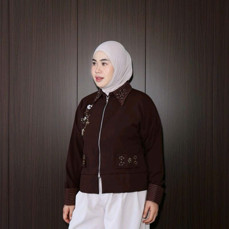 Sisters & Co | Lula Blouse Wanita - Atasan Kemeja Ziper Premium [19]