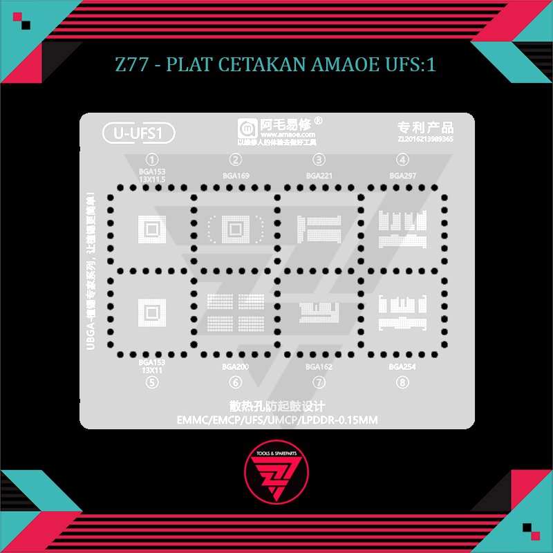 Z77 - Plat Cetakan Amaoe UFS1