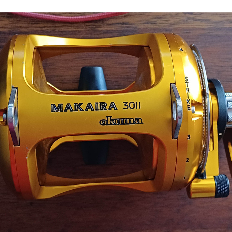 reel laut trolling okuma makaira 30ii handle kanan
