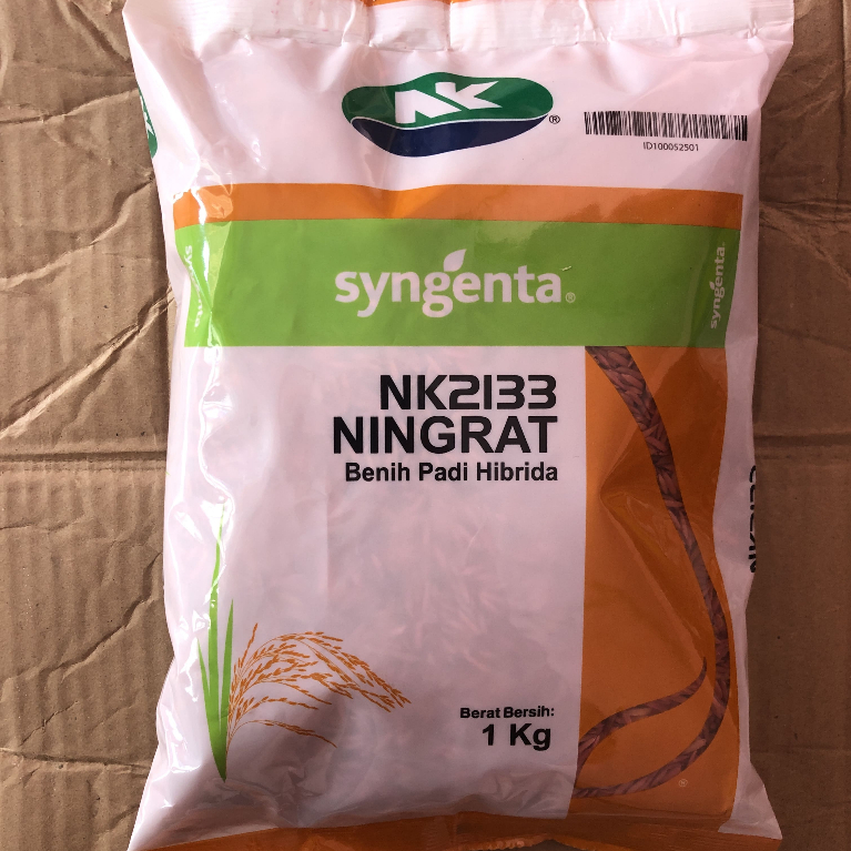 Benih padi hibrida Ningrat NK2133 original Syngenta - 1 Kg