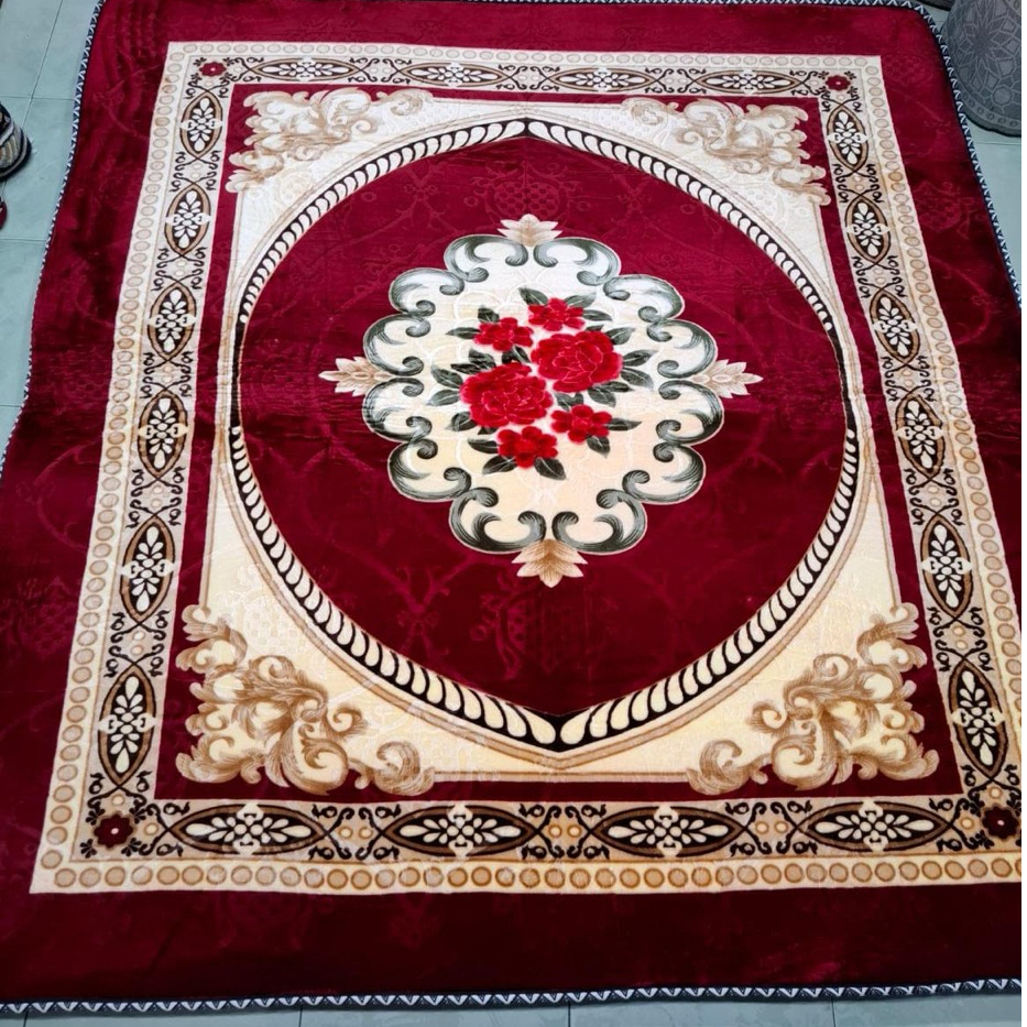 Karpet Malaysia Busa Premium Ukuran 190x210 Tebal 10 / Ambal Malaysia Jumbo / Khusus Instant
